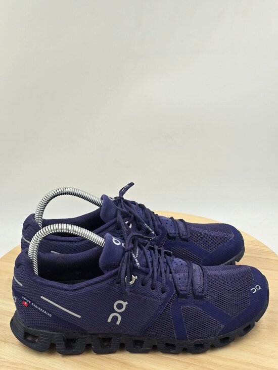 On Running Shoes - On Cloud Womens Monochrome Blue Lifestyle Athletic Shoe size 8